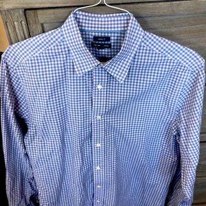 Gap Gingham Blue Button Up